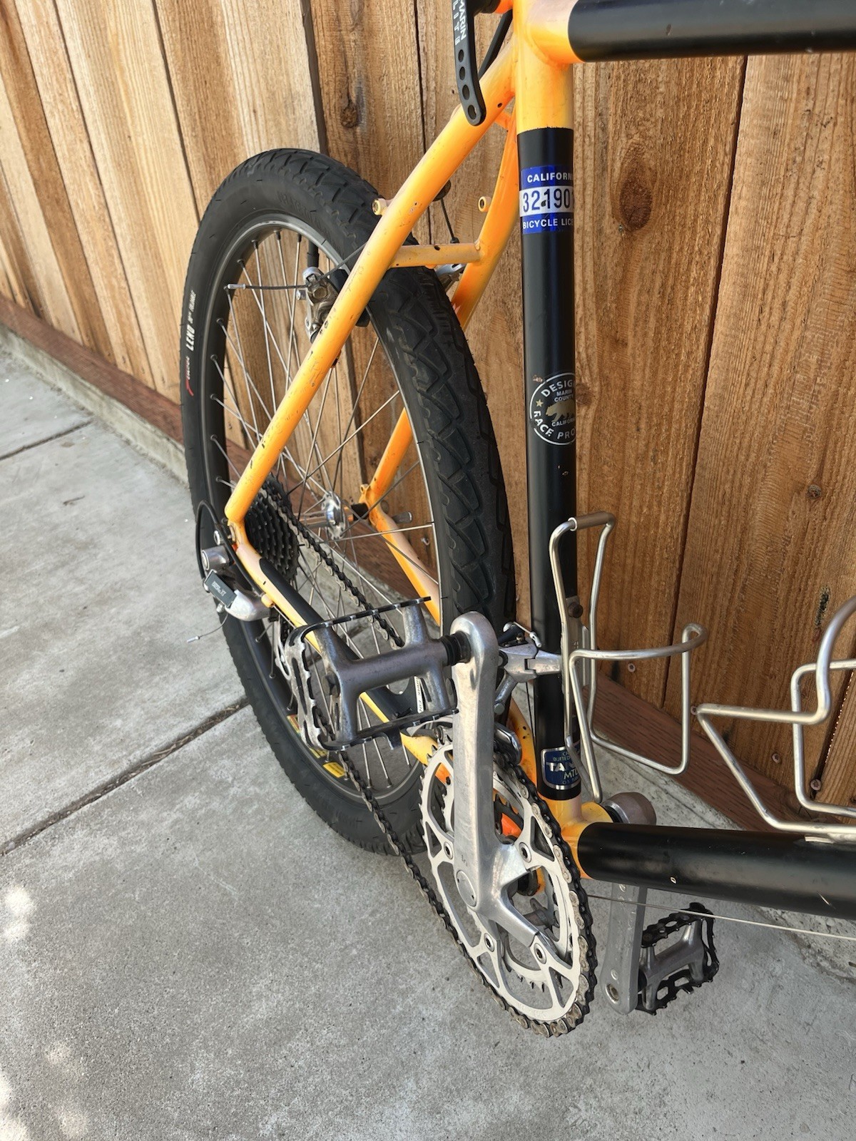 1992 Marin mountain bike, 21 speed, Shimano Deore XT components, 26” new tires