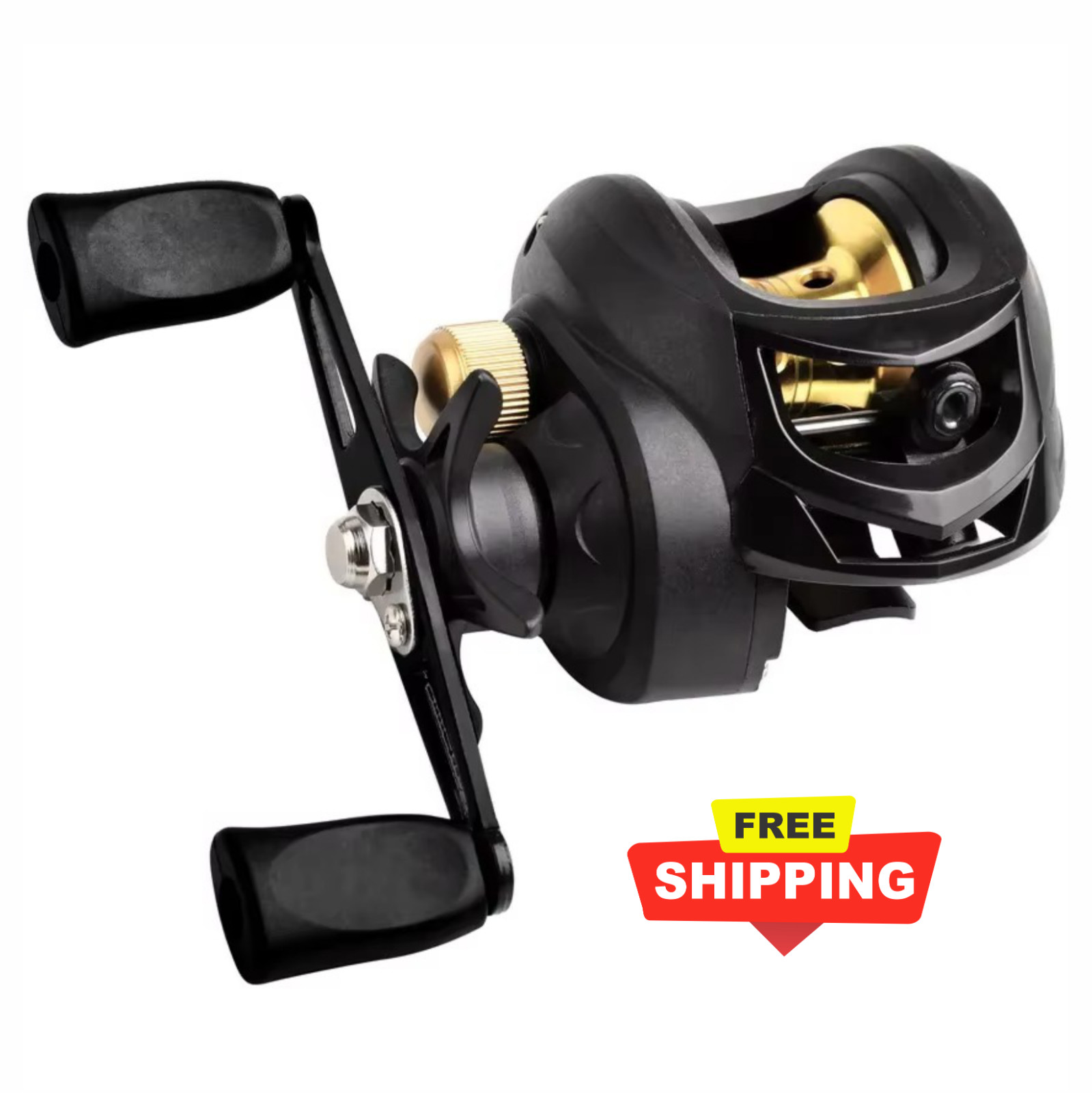 Fishing Baitcasting Reel, Metal Spool 18+1BB 22Lb Max Drag Speed Ratio 7 right