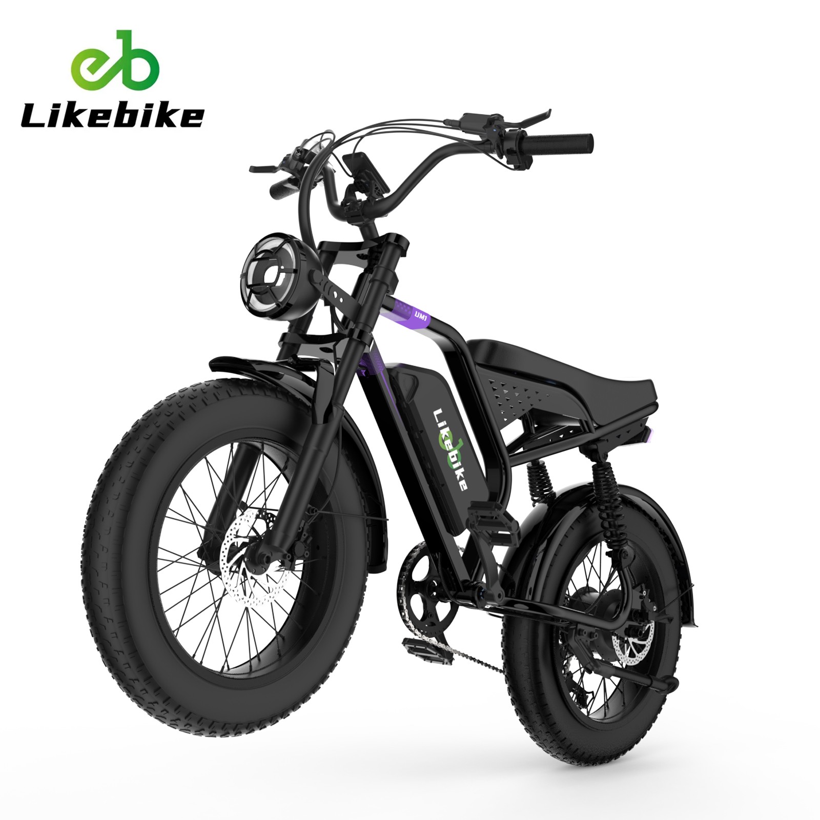Electric Bike E-Bike 1500W 48V 20AH Adults Bicycle 20" Fat Tire Mountain Ebike