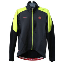 Castelli Rosso Corsa Trasparente Due Wind Jersey Mens Large Race Fit LS Jacket
