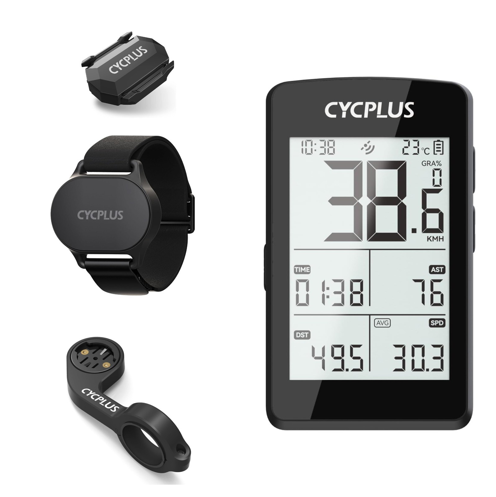 CYCPLUS M3 GPS Wireless Bike Computer Digital Speedometer with Bluetooth/ANT+
