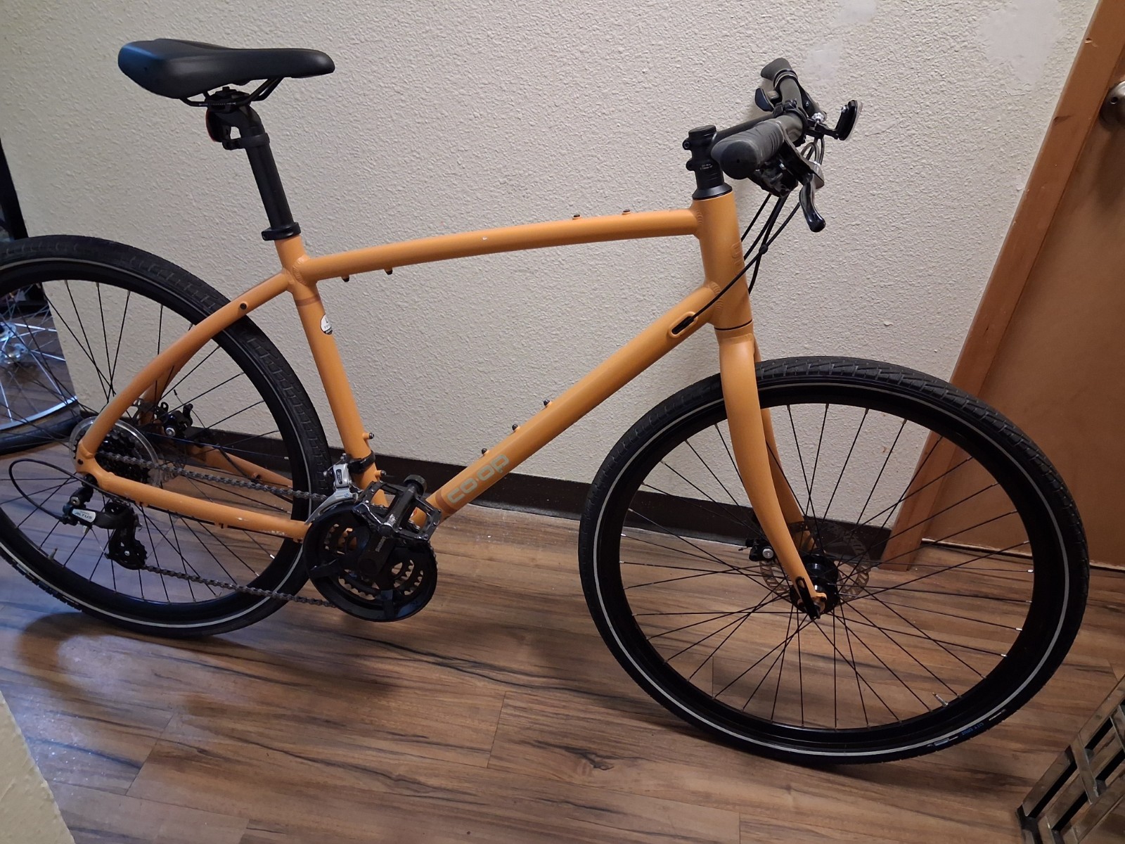 REI Co-op Cycles CTY 1.1 Hybrid Commuter Bicycle Orange - LARGE