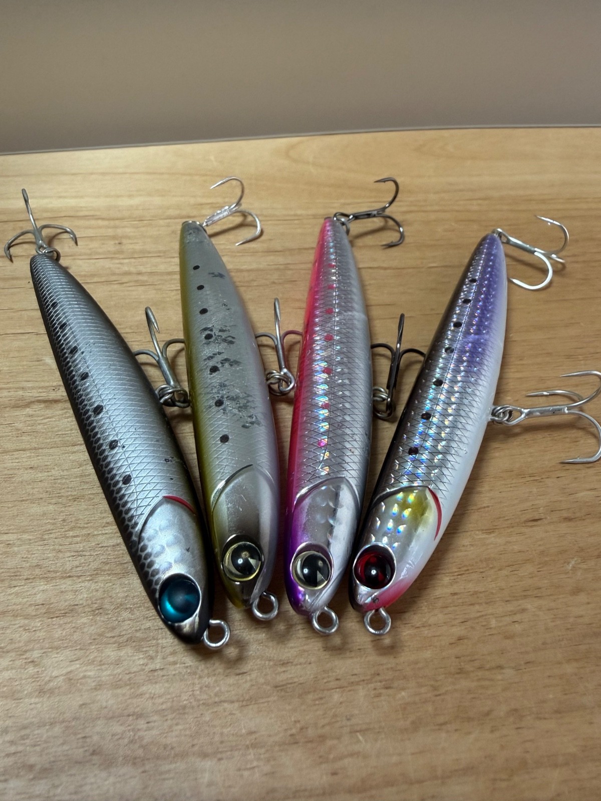 ima Silent Salt Skimmer 4set Topwater pencil bait limited color sea bass lure