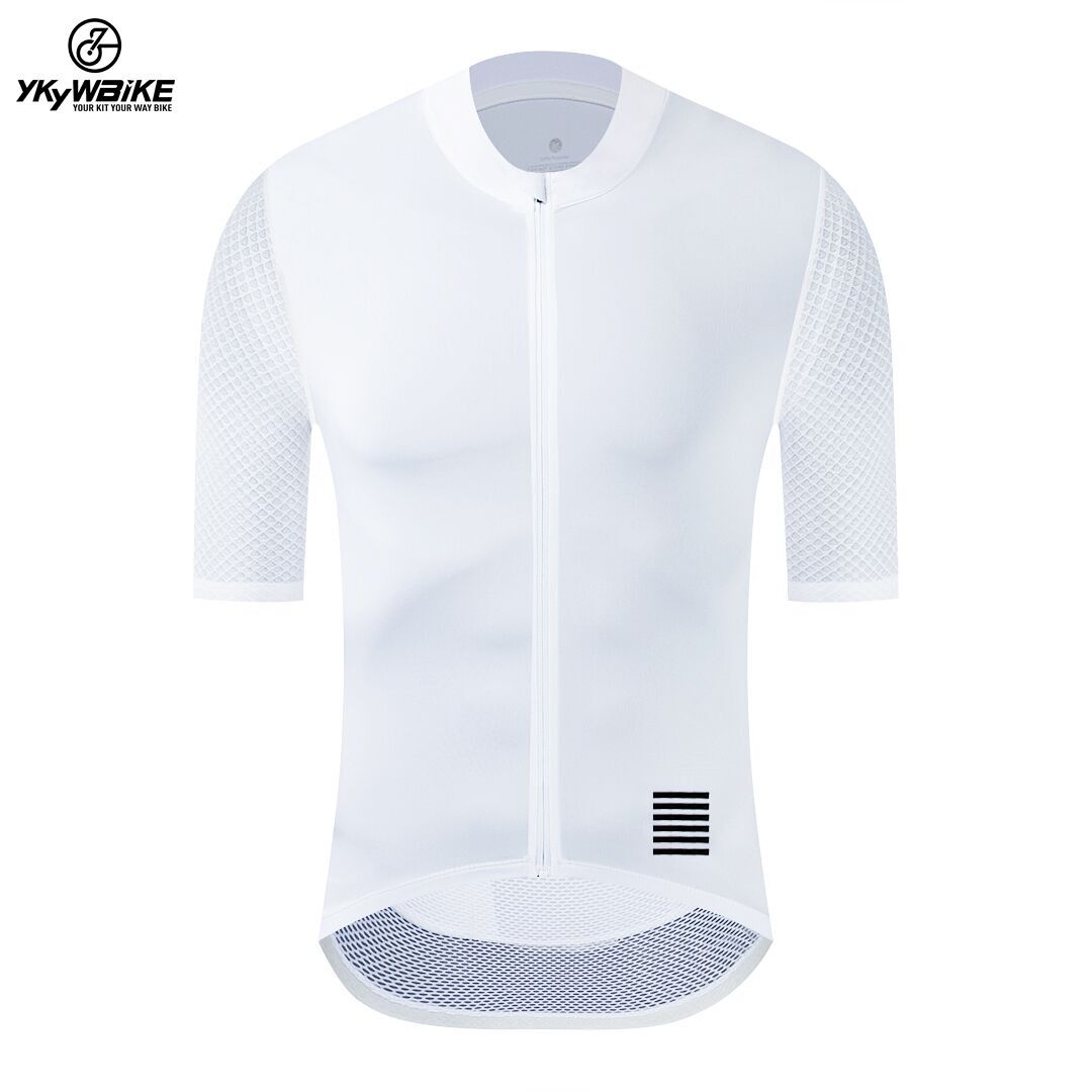 Mens Summer Short Sleeve Cycling Jersey Quick Dry Breathable MTB Road Bike Tops