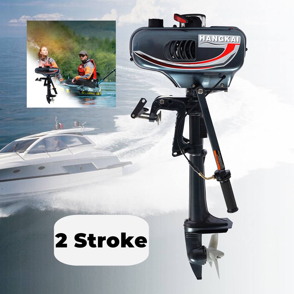 2.3HP-18HP HANGKAI Outboard Motor 2-Stroke Fishing Boat Engine Water Cooling New