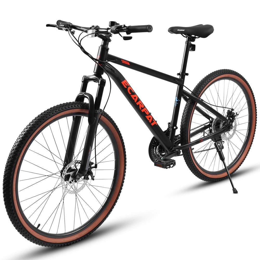 A24301 24 Inch Mountain Bike for Teenagers, High Carbon Steel Frame, Disc Brakes