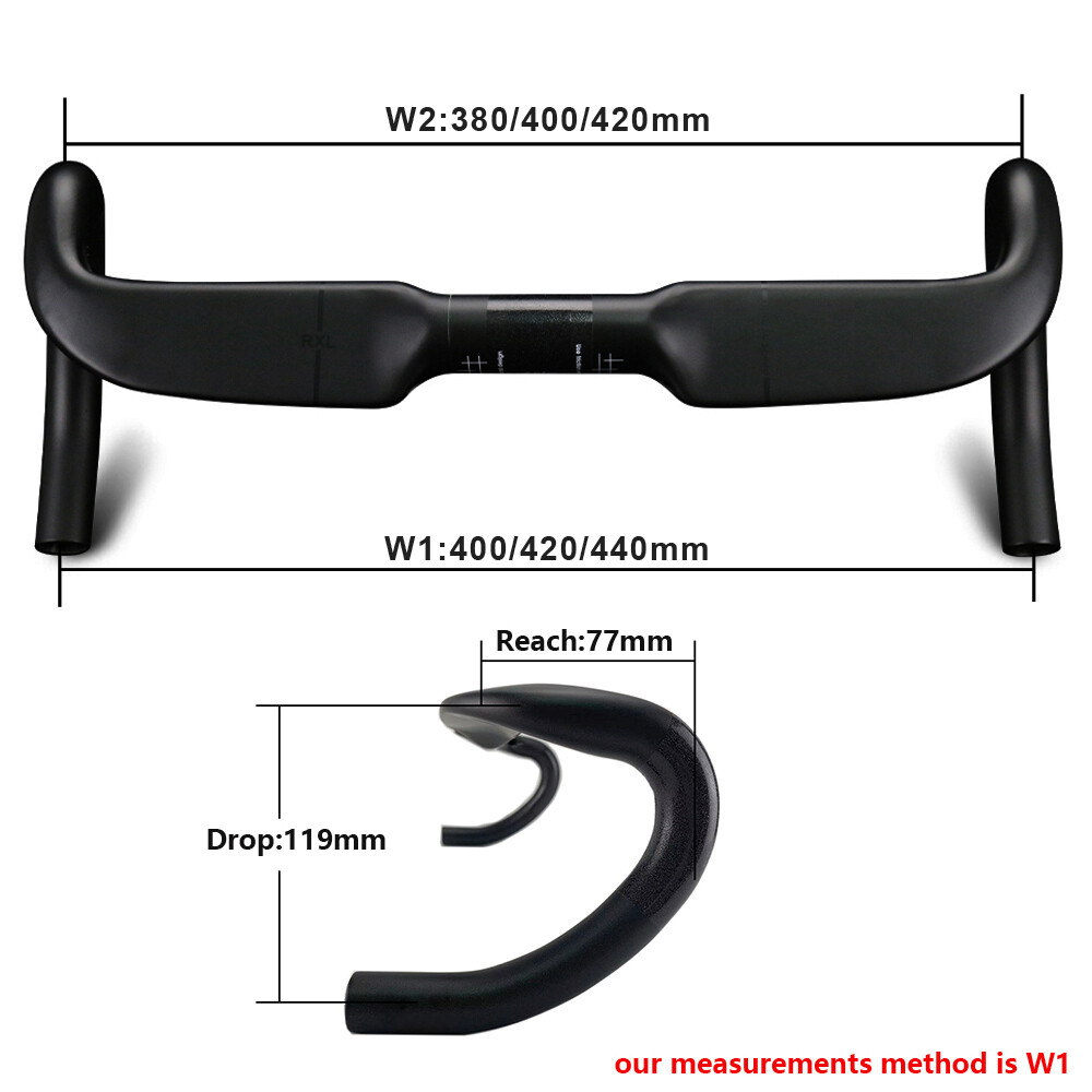 Gravel Bike Handlebar Speed Carbon Road Handlebars Inner Routing 458/478/498