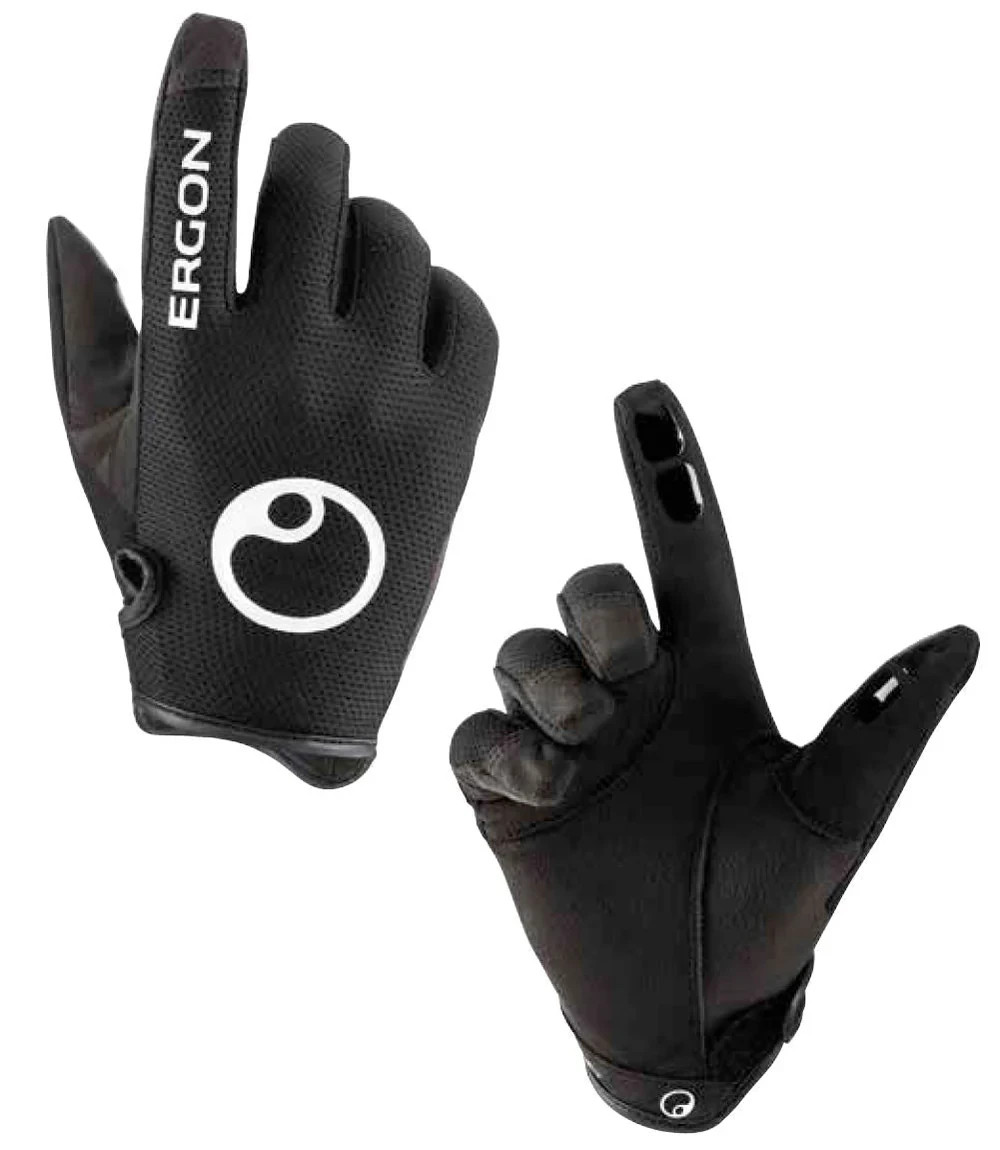 Ergon Ergonomic Bicycle Gloves Mountain HM2 Medium 8 Black Enduro Marathon Trail