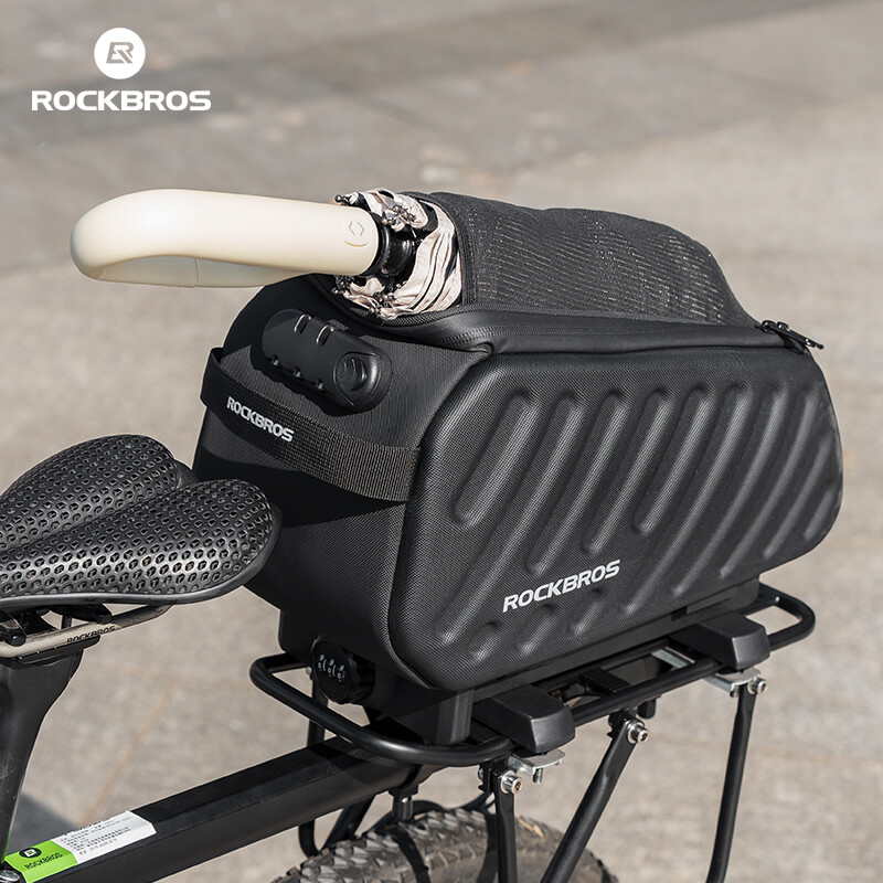 ROCKBROS Bike Rear Rack Bag 7.5L Storage Cycling Pannier Saddle Bag Waterproof