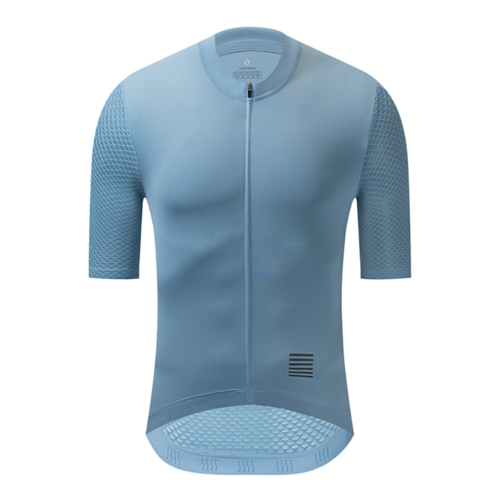 Mens Summer Short Sleeve Cycling Jersey Quick Dry Breathable MTB Road Bike Tops
