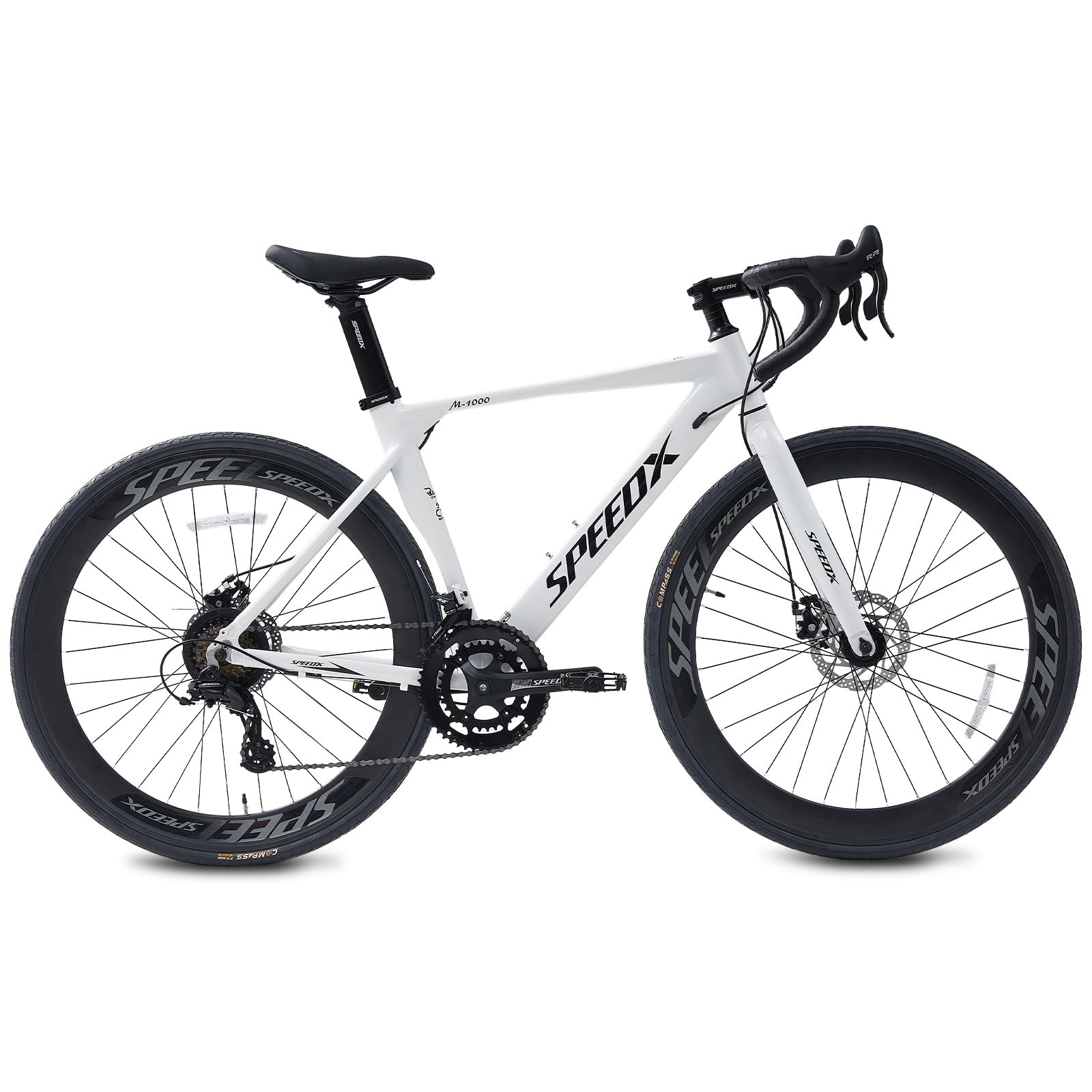 700C Road Bike 14 Speed Aluminum Frame Disc Brake Commuter Bicycle