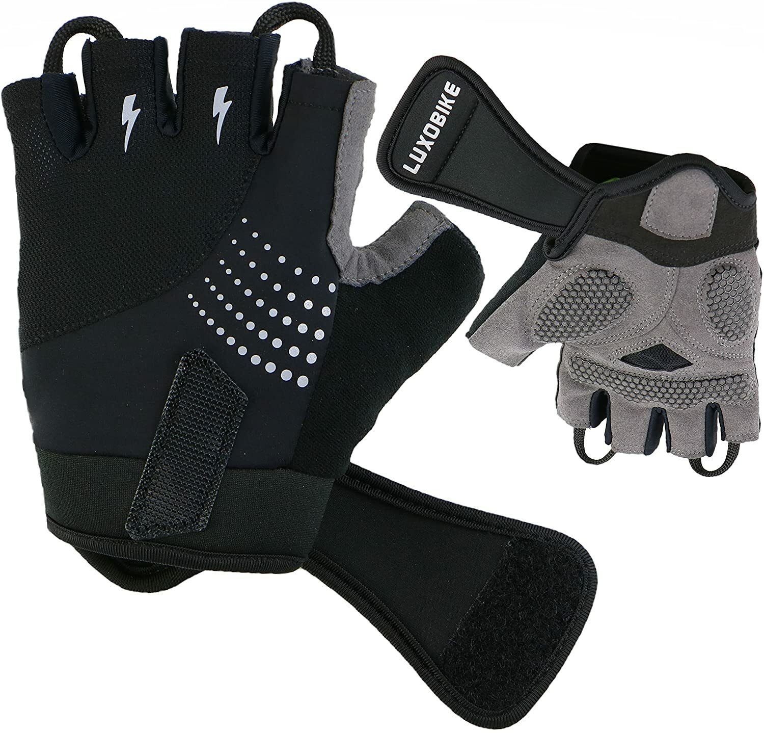 Large Cycling Gloves MTB Road Bike Gloves for Men – Shock Absorbing / Gel Padded