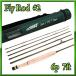 Fly Rod フライロッド 6ピース #2 ロッドチューブ付 7FT パックロッド トラベルロッド