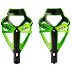 2個セット Tacx（タックス） ディーバ ボトルケージ Deva Bottle Cage (キャノンデールグリーン(Cannondale green)) [並行輸入品]