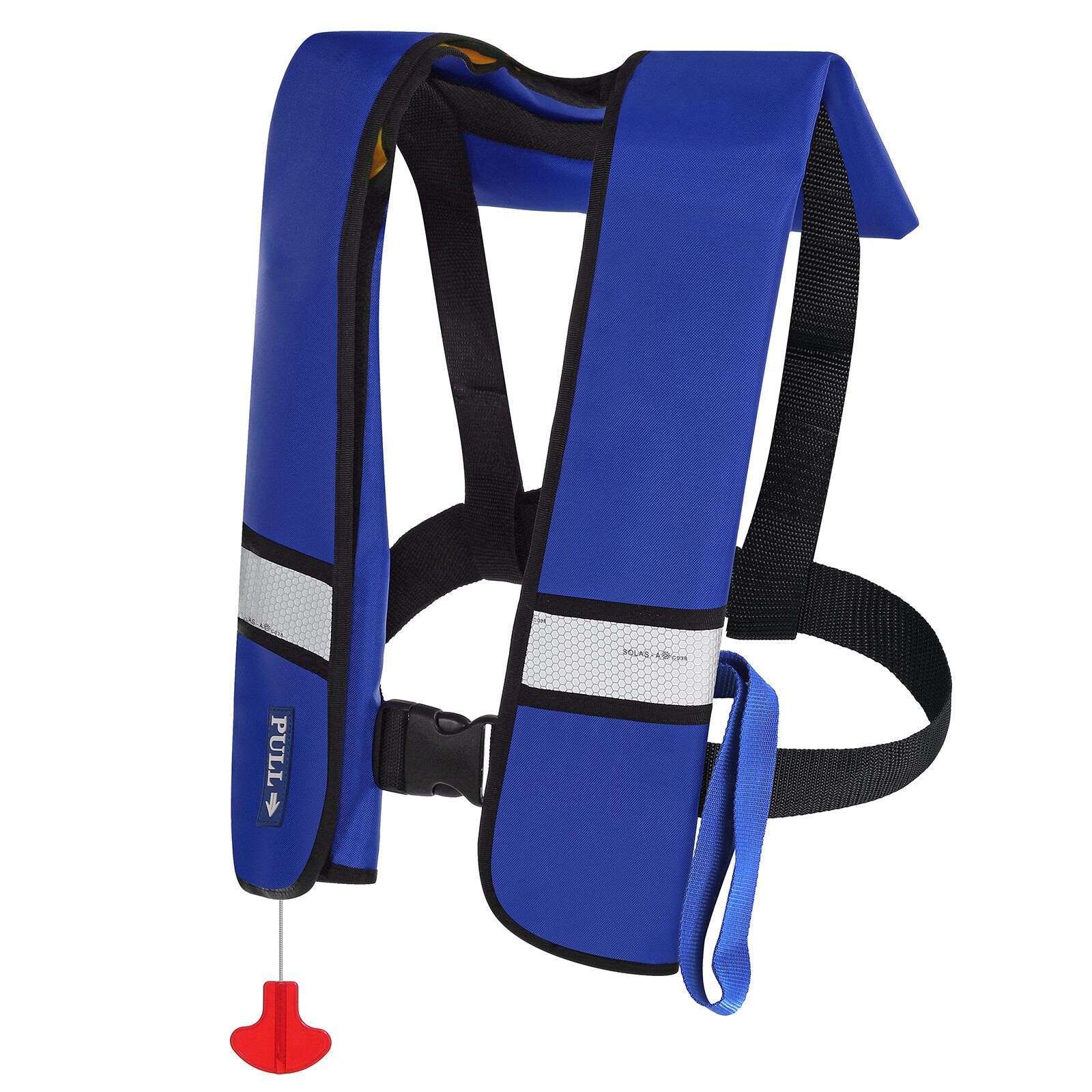 Auto Inflatable Life Jacket Adult Fishing Vest with Reflective Sheet PFD 150N US