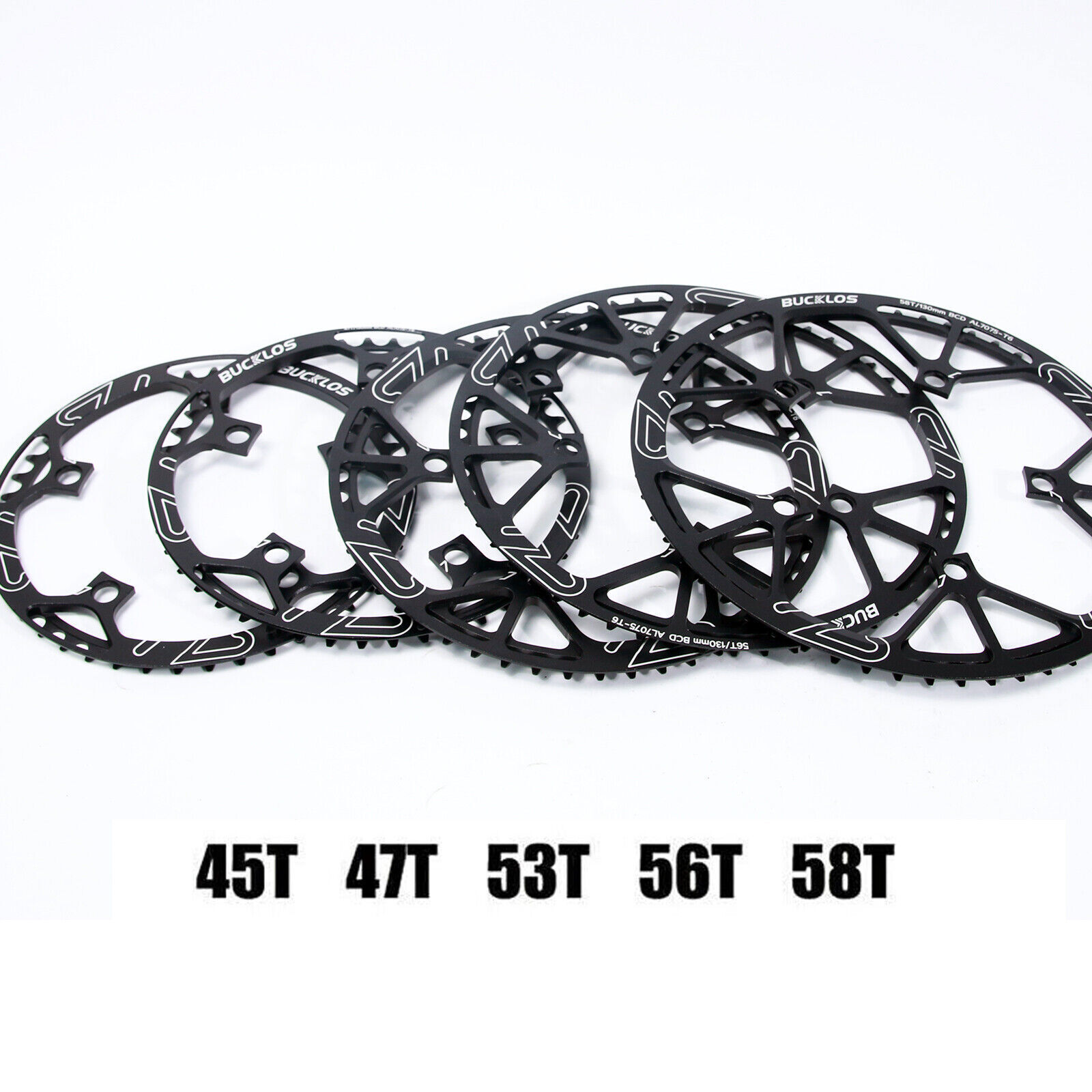 Bicycle 170mm Crank 130BCD 45-58T Chainring Road Folding Bike Crankset Sprocket