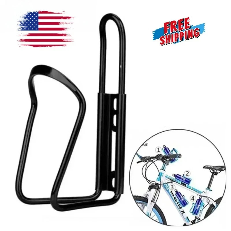 Bike Water Bottle Cages Bicycle Lightweight Aluminum Alloy Bottle Holder 1 Pc