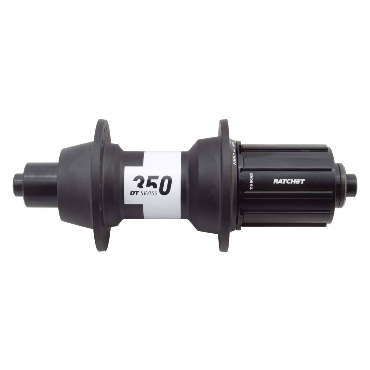 Dt Swiss 350 Ratchet Rear Hub QRx130 J-Bend Black