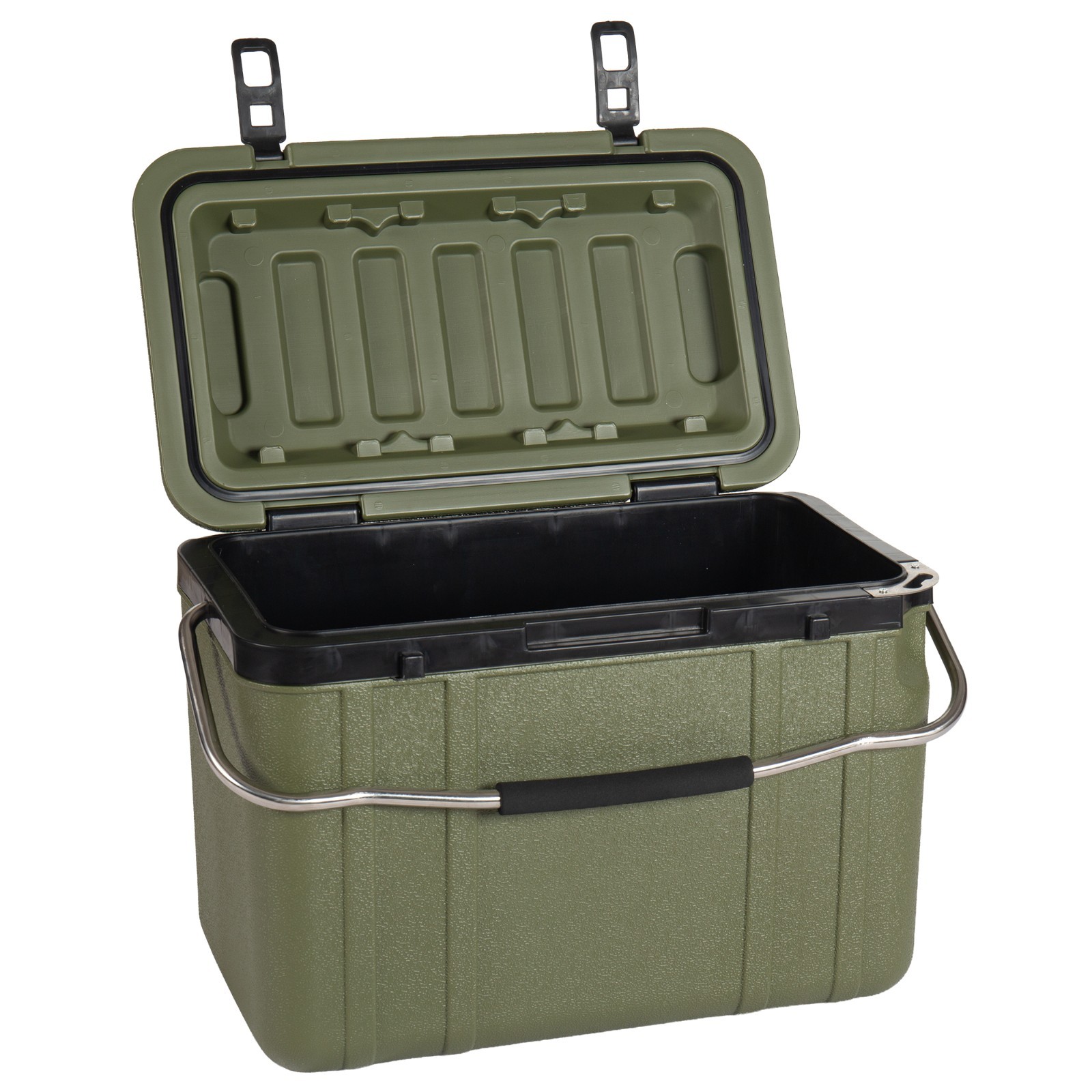 20 Qt Hard Shell Cooler Box Portable Insulated Ice Chest W/ Handle for Camping