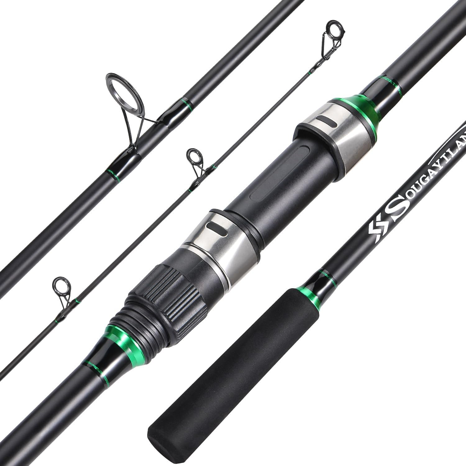 Surf Fishing Rod IM8 Carbon 3 Piece Travel Spinning Rod (9'/10'/11'/12')