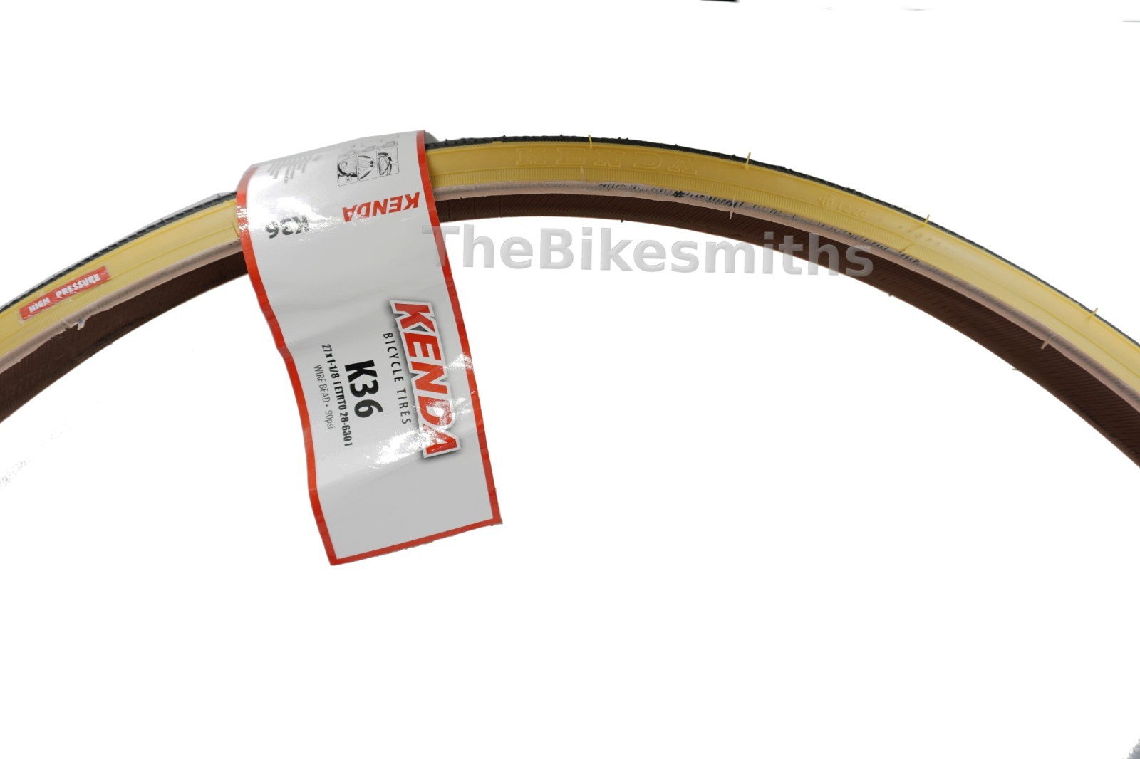 1 or 2Pak Kenda K36 27 x 1-1/8" High Pressure Bike Tire Black/ GumWall/ SkinWall