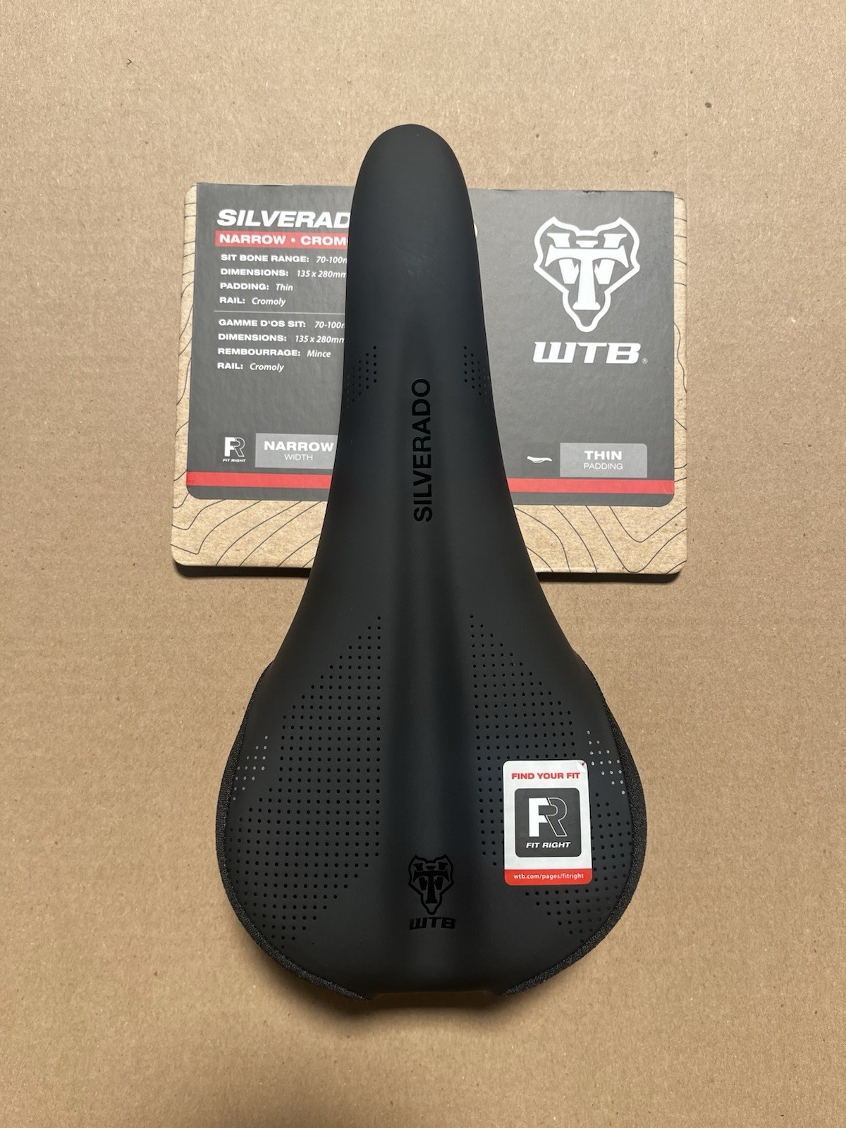 WTB Silverado Saddle - Black - Narrow - CroMo