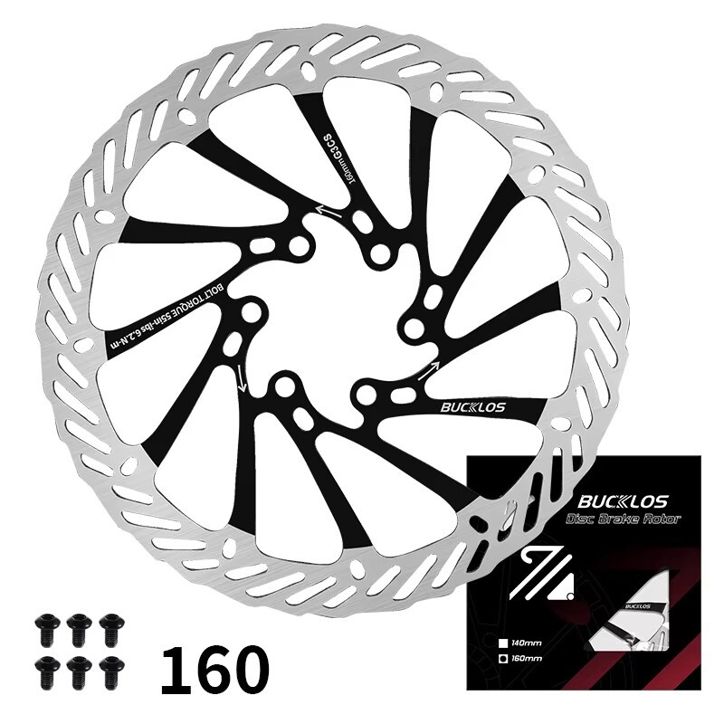 Disc Brake Rotor 160/180/203mm MTB Bike 6 Bolt Front Rear Rotor for Shimano Hope