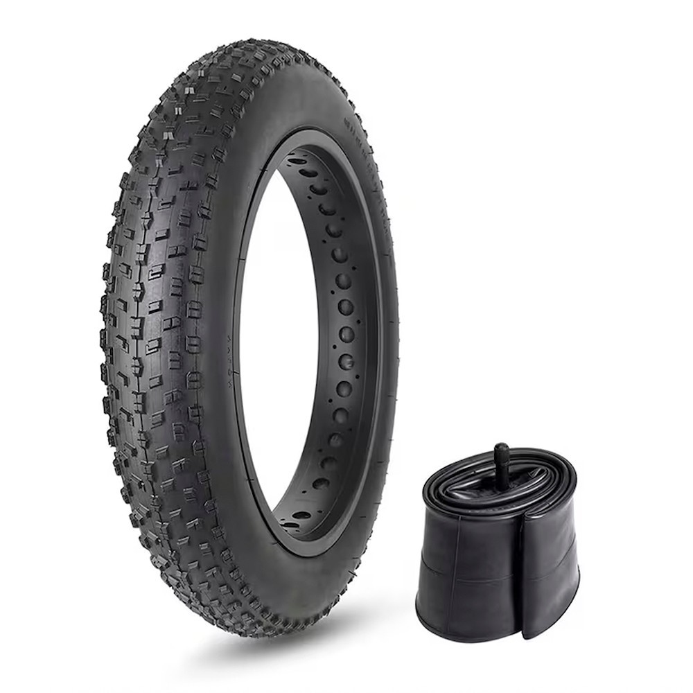 Bike Tire and Inner Tube Pack 26x4 in 20x4 in Electric Bike Folding Tire & Tube