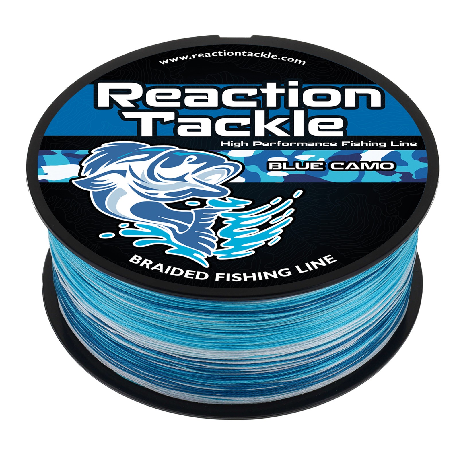 Reaction Tackle Braided Fishing Line Various Sizes and Colors 4 Strand Braid