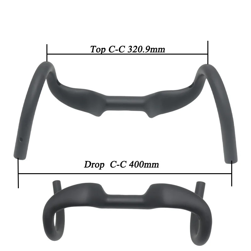 Gravel Bike Road Bicycle Racing Bike Carbon Handlebar Drop Bars Internal Cable