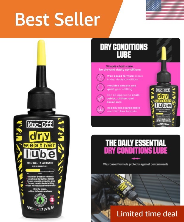 50ml Ultra-Durable Dry Chain Lube - Ideal for Eco-Friendly Bike Maintenance