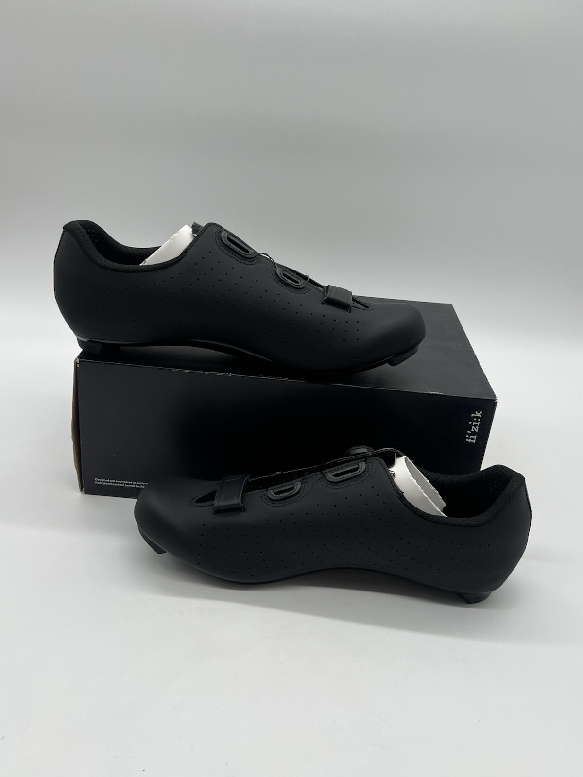 Fizik R5 Tempo Overcurve Men's Size 12 1/4 Triple Black BOA Cycling Shoes