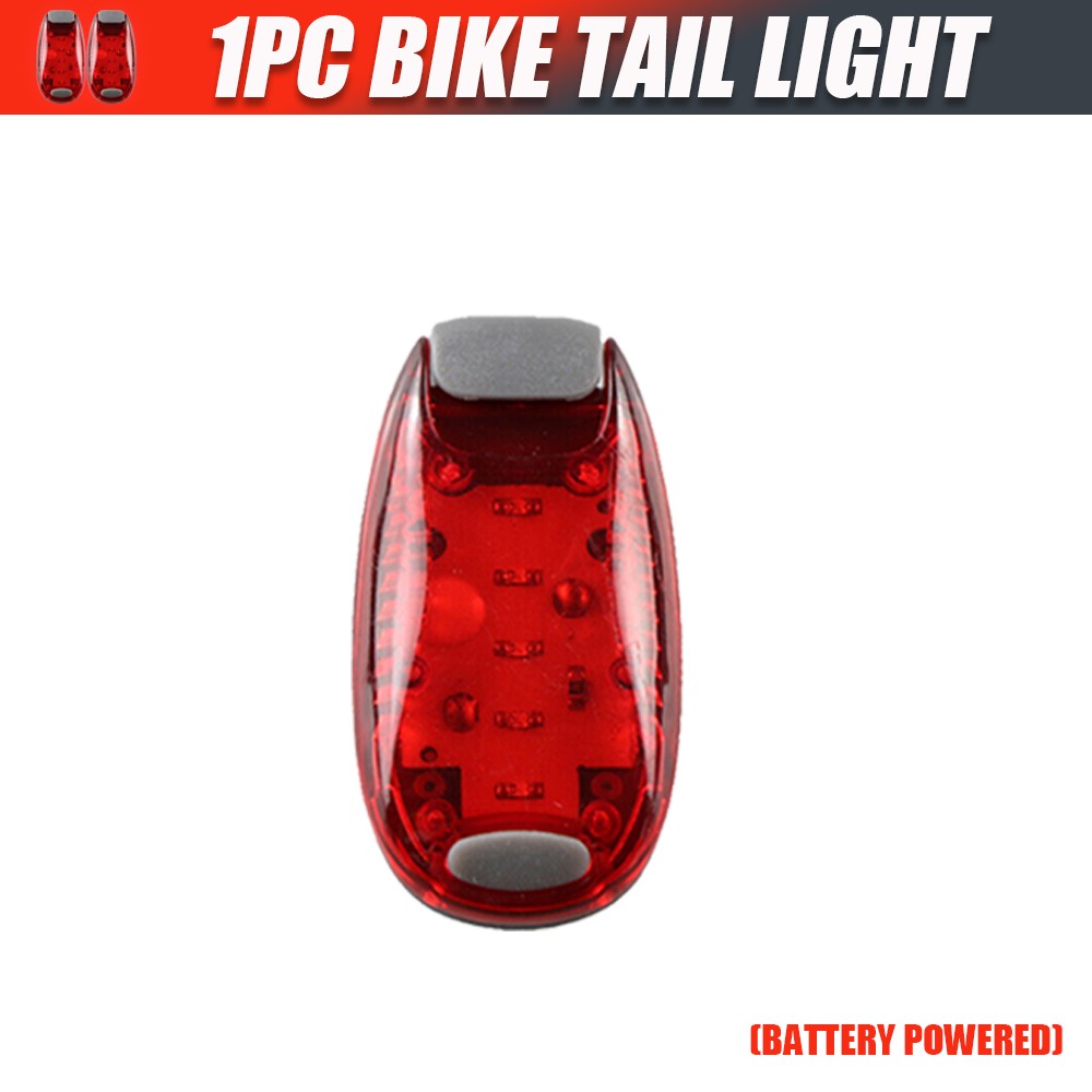 LED USB Rechargeable Bike Tail Light Bicycle Safety Cycling Warning Rear Lamp