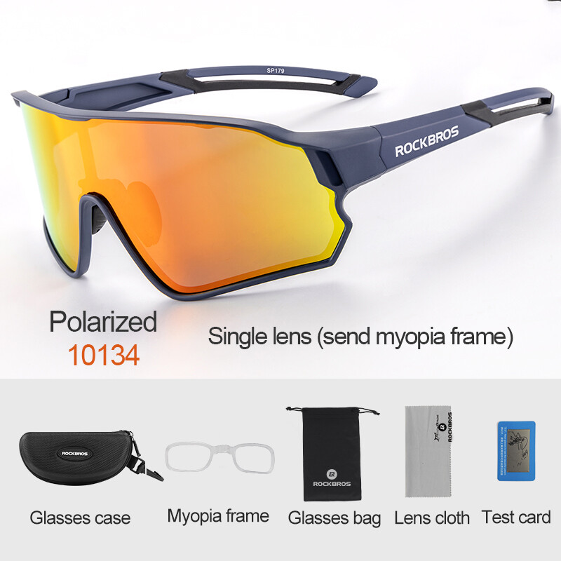 ROCKBROS Cycling Sports Sunglasses Polarized Photochromic Bike Glasses UV400 PC