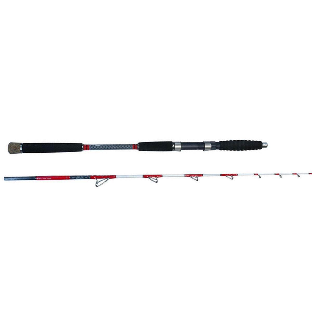 Trainfis Jigging Rod 5'3" 20-50lb MH Spinning Saltwater Fishing Rod Trolling Rod