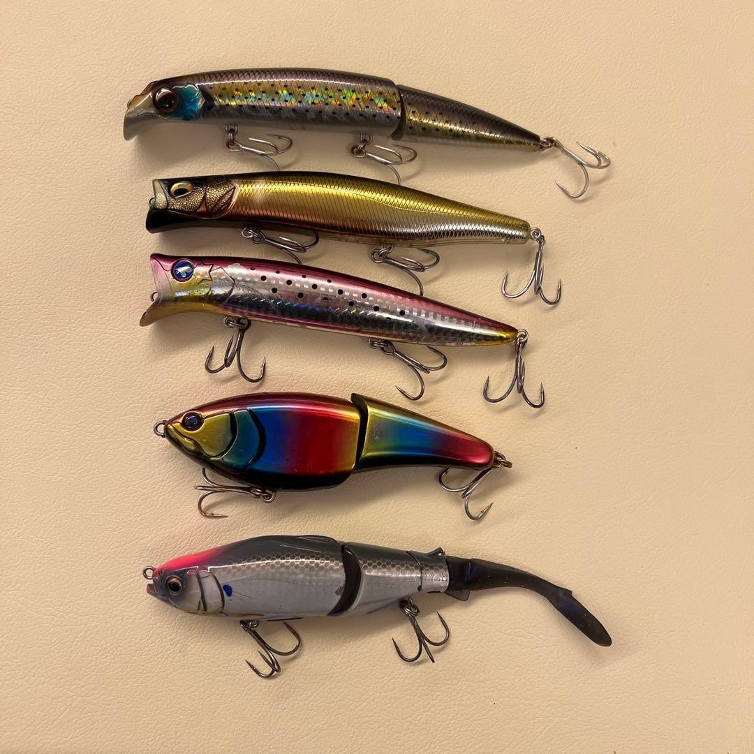 Seabass 6 Seabass Fishing Lure Lot 6 pcs Bass