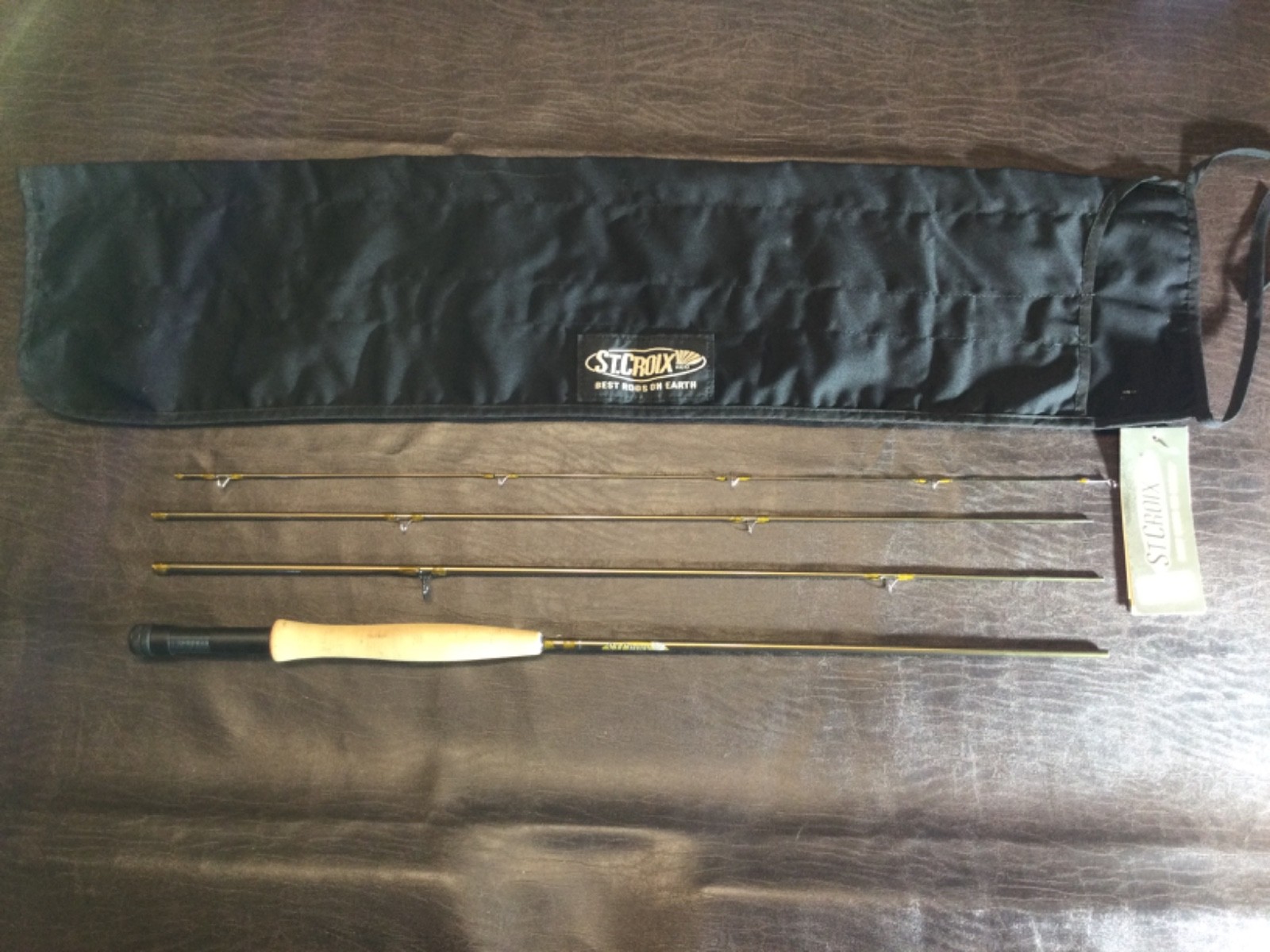 St. Croix Rio Santo/RS804.4 8ft 4 piece 4wt Fly Fishing Rod. NEW W/TAGS