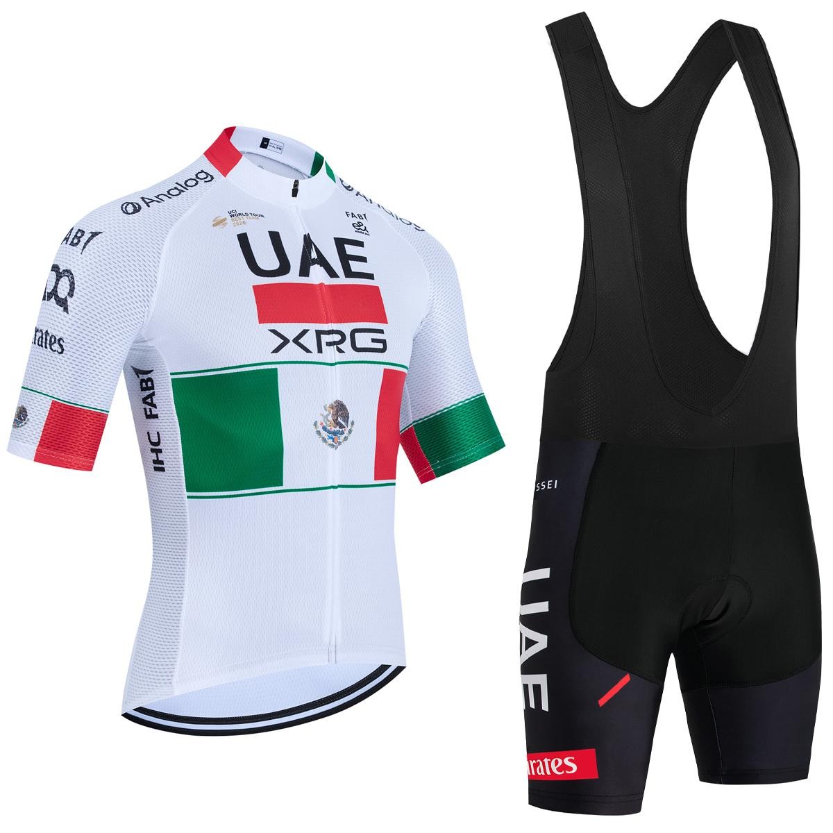 2026 Mexico Cycling Jersey Set Men Women Quick Dry Pro Bike Shirt Shorts