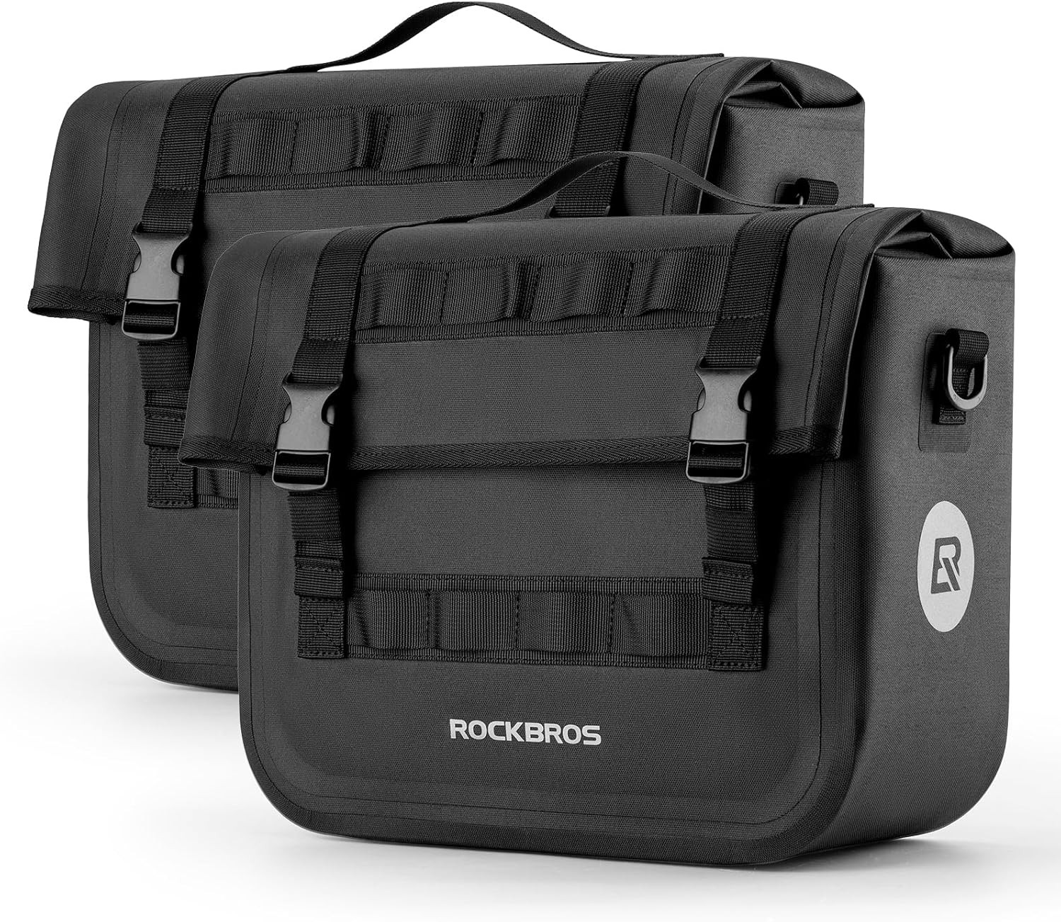 ROCKBROS Bike Pannier Bags 15L Waterproof Rack Bag Trunk Bag Storage Bike Bag