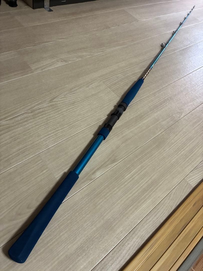 Alpha Tackle GMX Skid Stick PRO190 Blue 2-Piece EGI Squid Fishing Rod