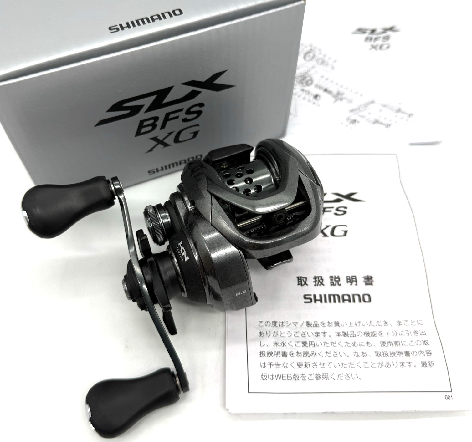 SHIMANO 25 SLX BFS XG Right Handed Bait Casting Reel In Box Ship From JPN "MINT"
