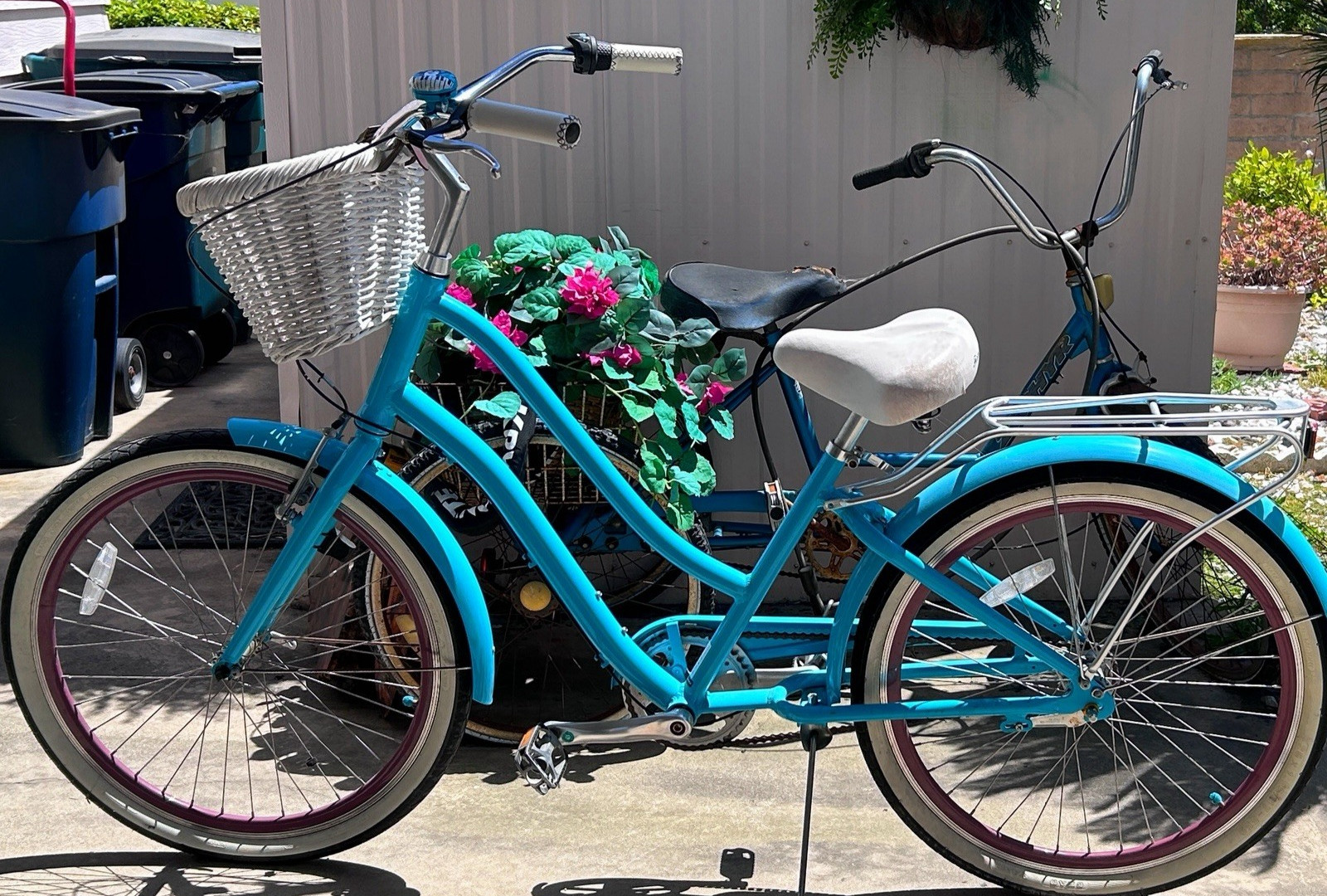 Evryjourney Women Beach Cruiser 3 Speed Step-Through Touring Hybrid Bicycle 26"