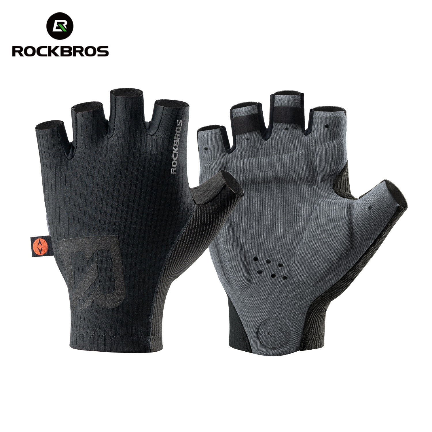 ROCKBROS Cycling Gloves Half Finger Shock-Absorbing Anti-Slip Breathable Gloves