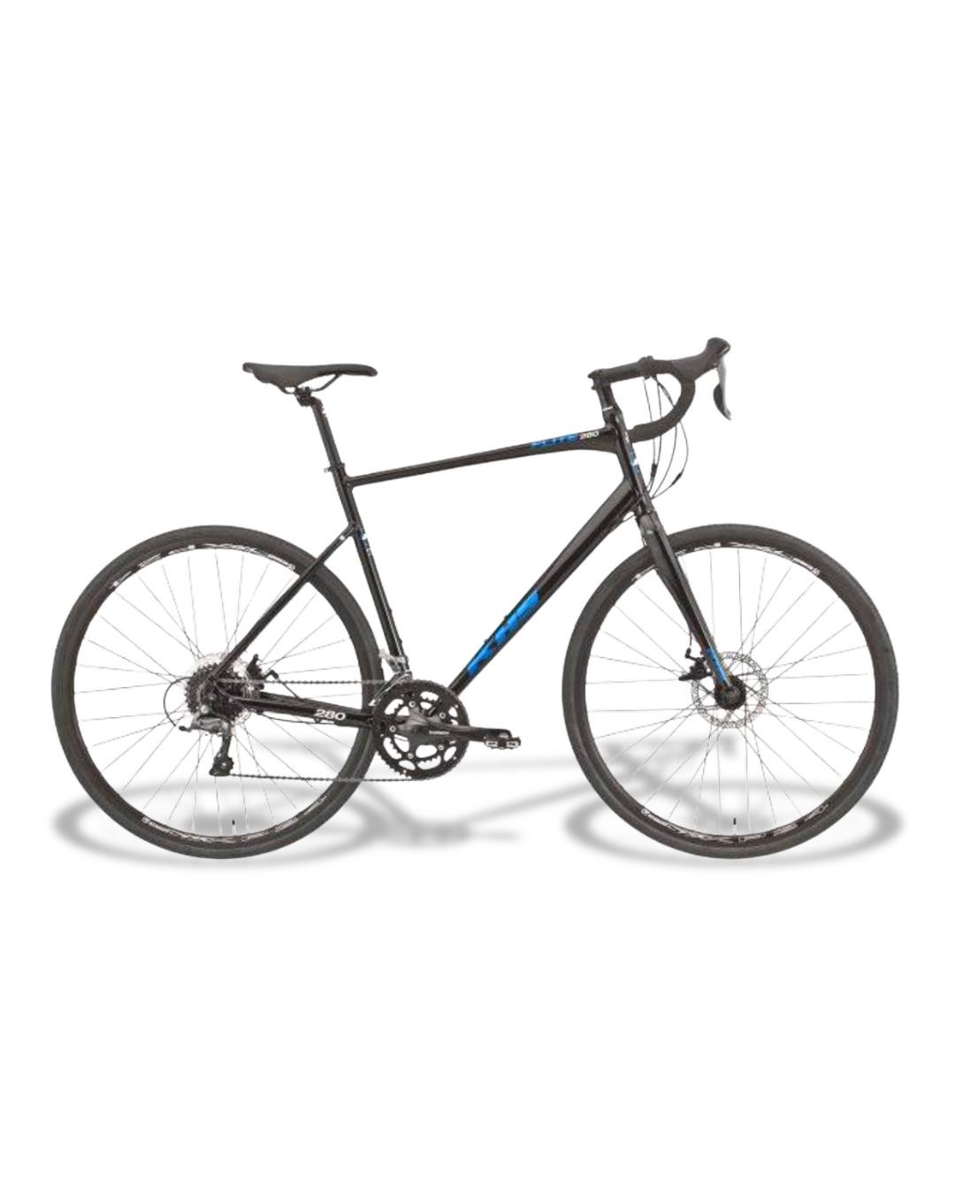 KHS Flite 280 Road Bike 2025 Medium Black 16-Speed Shimano Claris Disc