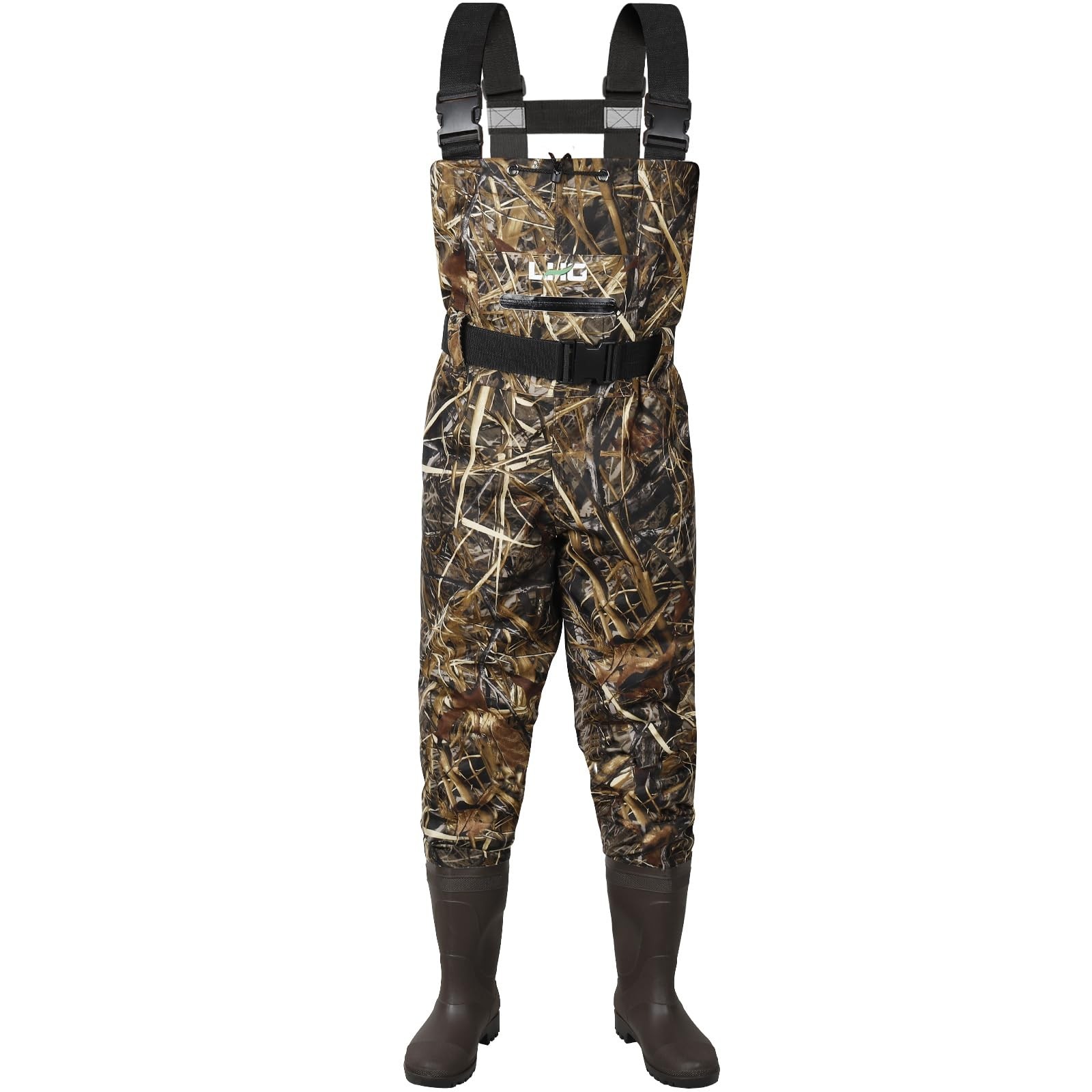LHG Fishing Waders for Men Women 2-Ply 420D Nylon/PVC Duck Hunting